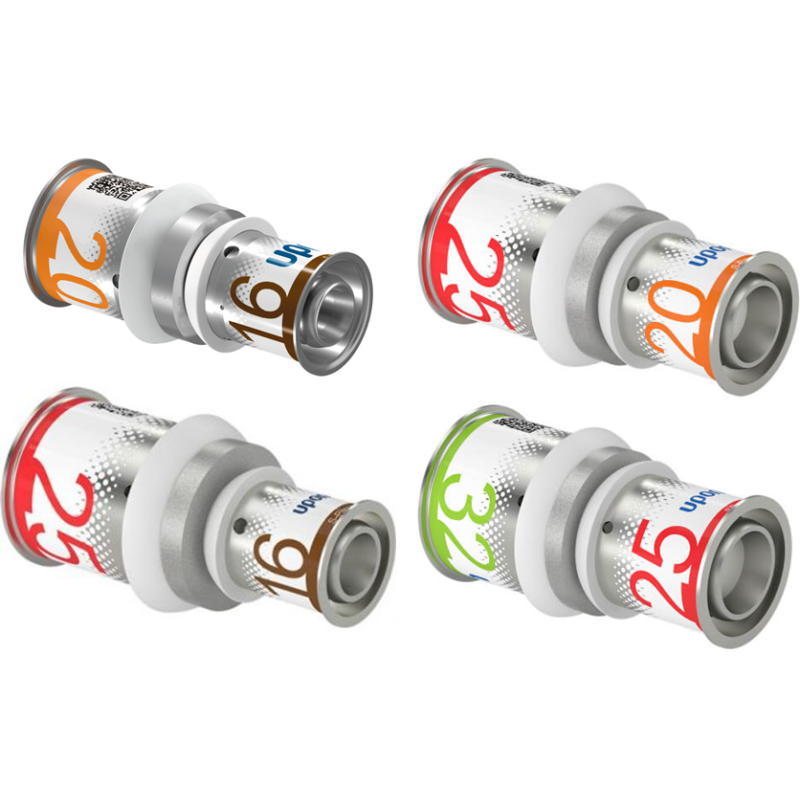 Uponor S-press - Rechte verloopkoppeling alle maten